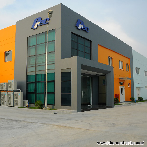 Nhà máy PREC Việt Nam - Tổng Thầu Xây Dựng Công Nghiệp Delco - Công Ty Cổ Phần Đầu Tư Và Xây Dựng Delco